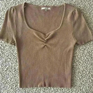 Brown Crop Top